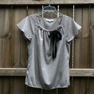 Loft Tie Neck Blouse